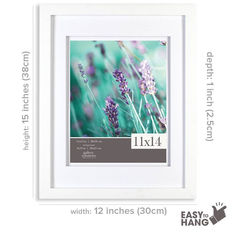 11" x 14" Frame White - Gallery Solutions