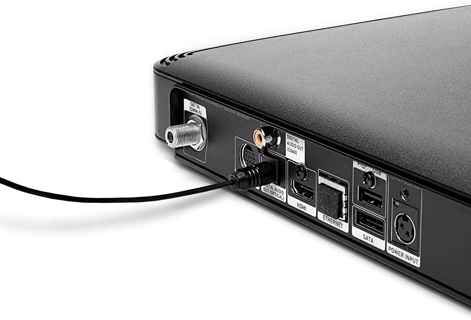 Digital Optical Audio Cable - Premium Toslink Fiber Optic Audio Cables with Gold Plated Connectors - Ultra Thin Jacket Micro Cable - Extra Flexible Long Life Jacket - 3 Feet 3 Pack