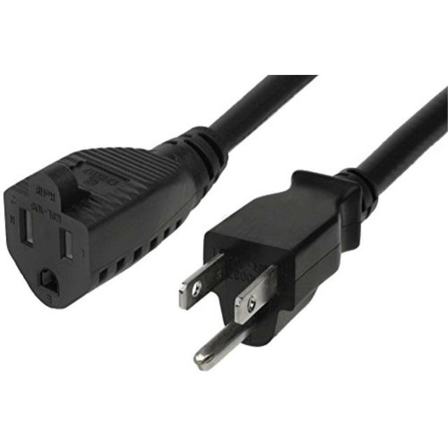 SF Cable, 3ft 16 AWG Outlet Saver Power Extension Cord (NEMA 5-15R to NEMA 5-15P)