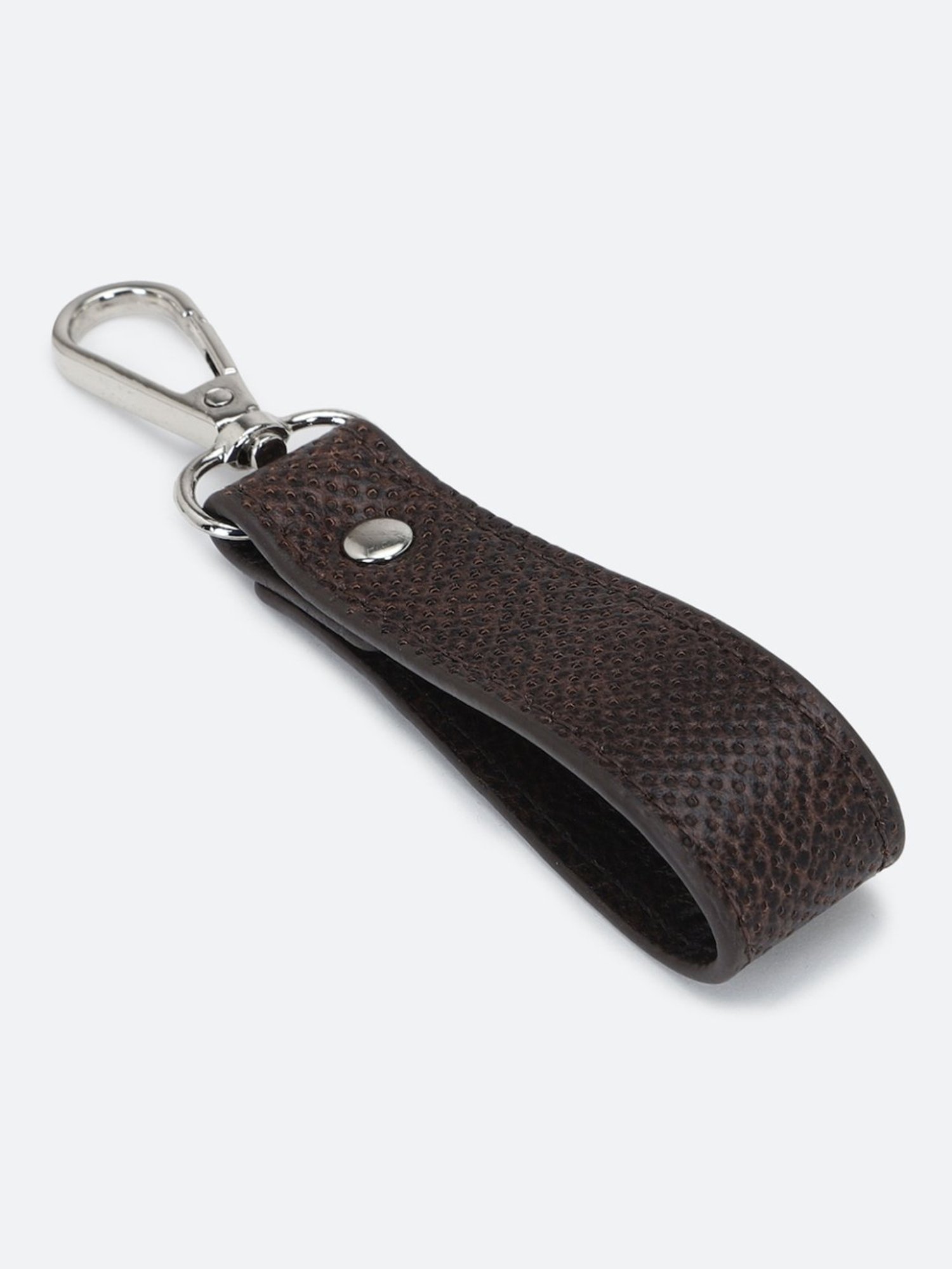 Van Heusen Black Leather Textured Bi-Fold Wallet with Key Chain Gift Set