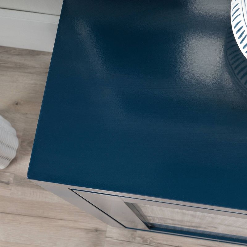 Vista Key Accent Storage Cabinet Navy Blue - Sauder
