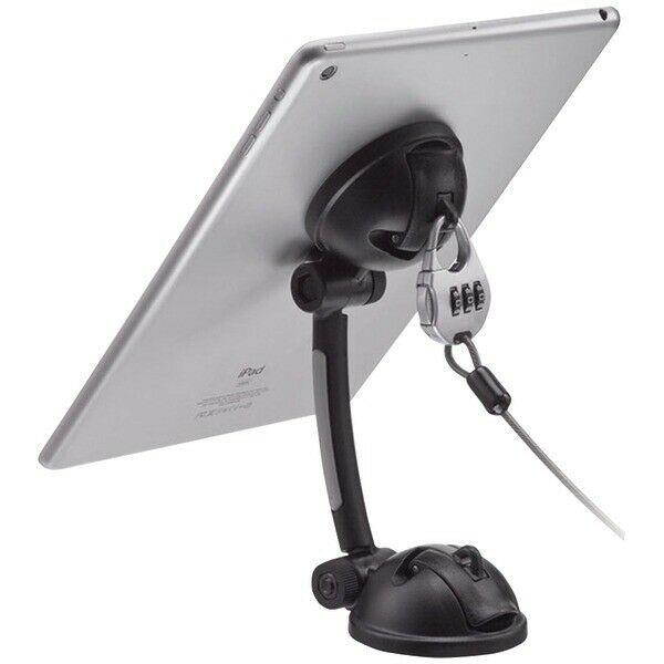 Cta Digital Pad-Smt Suction-Mount Stand With Theft-Deterrent Lock For Tablet/Sma