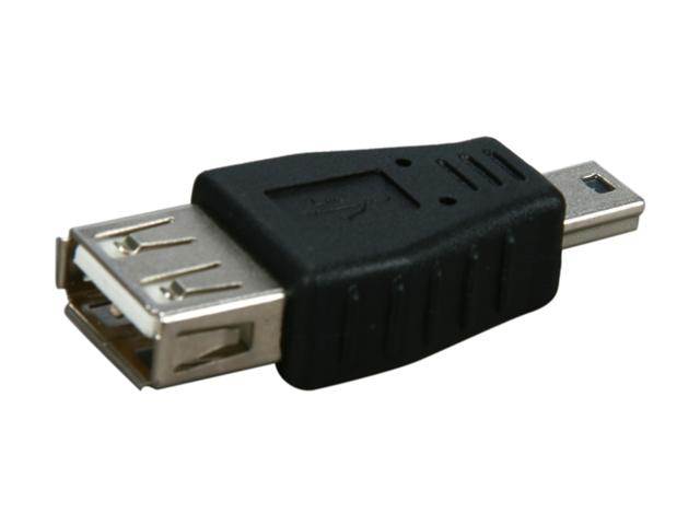 Kaybles AD-USB-AF-MINIBM USB A Female to Mini USB B (5pin) Male Adapter Black
