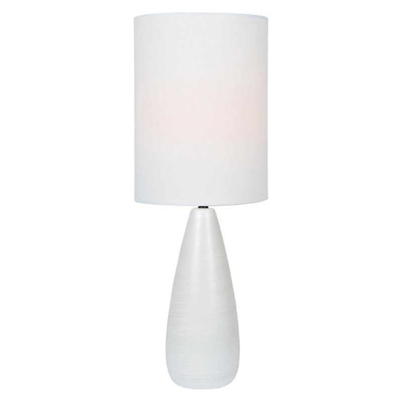 Quatro Table Lamp Brushed White  - Lite Source