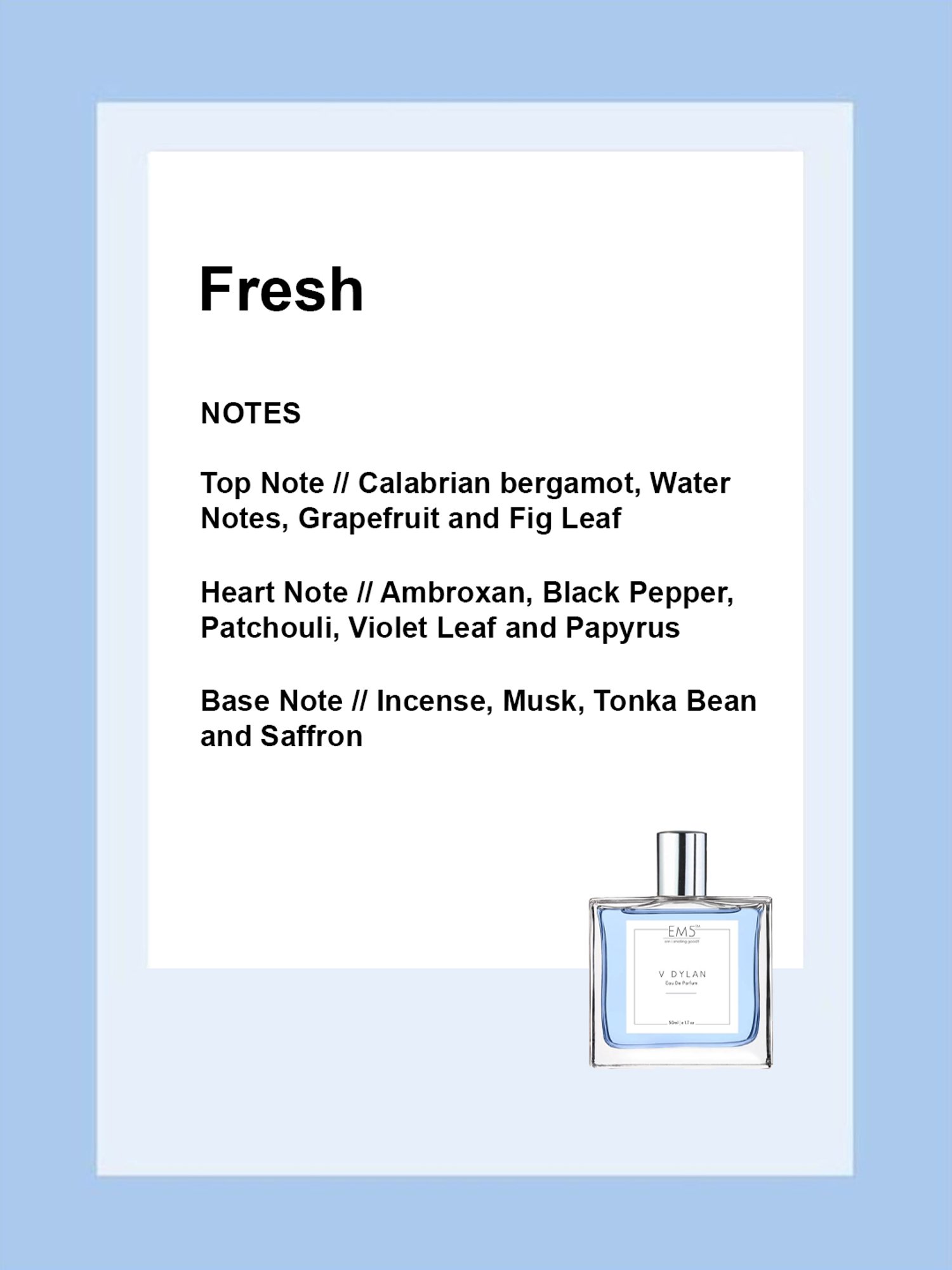 EM5 V Dylan Eau de Parfum for Men - 50 ml