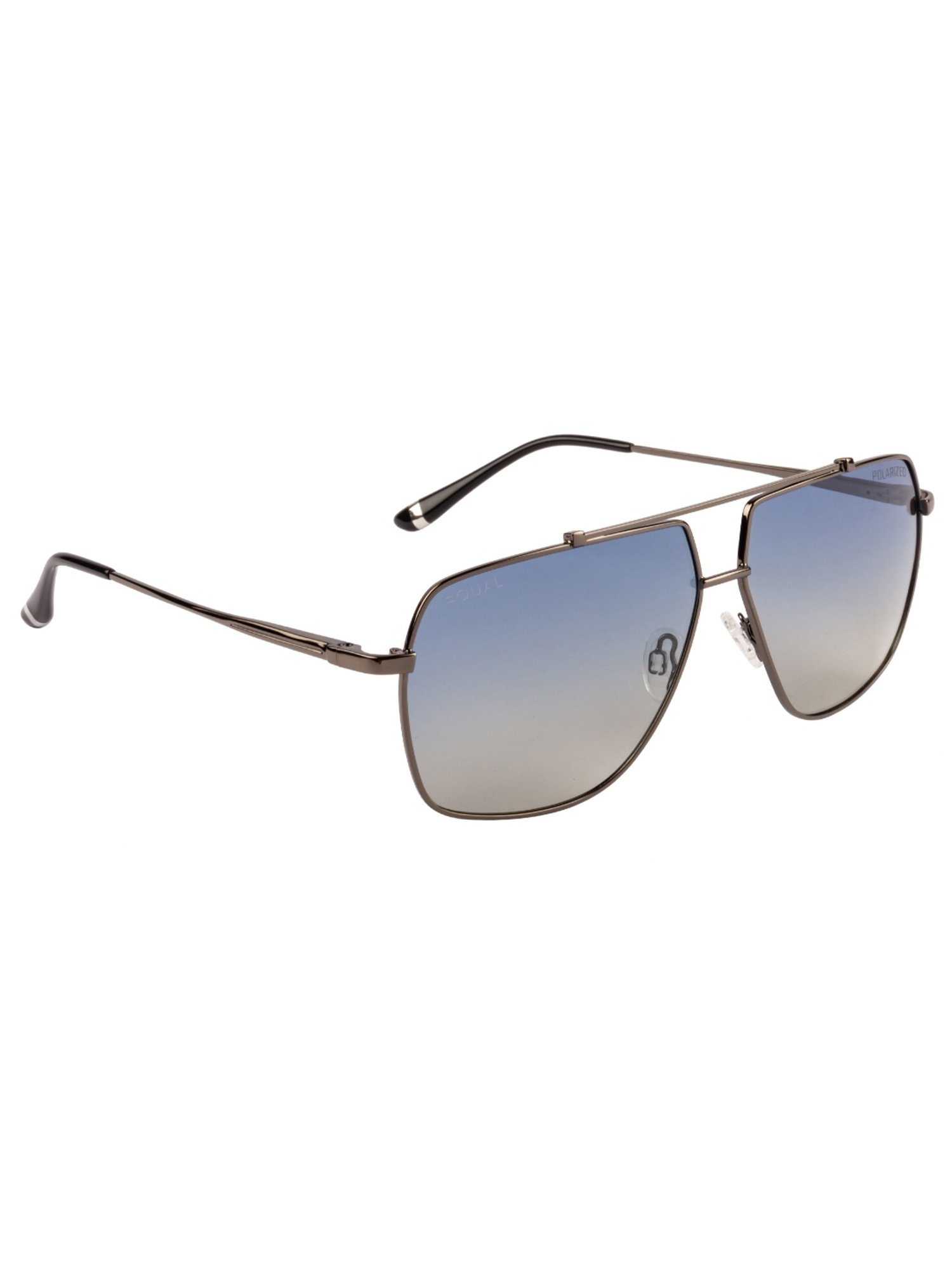 Equal Blue Square Unisex Sunglasses