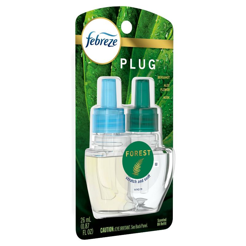 Febreze Plug Forest Refill with Fade Defy Technology