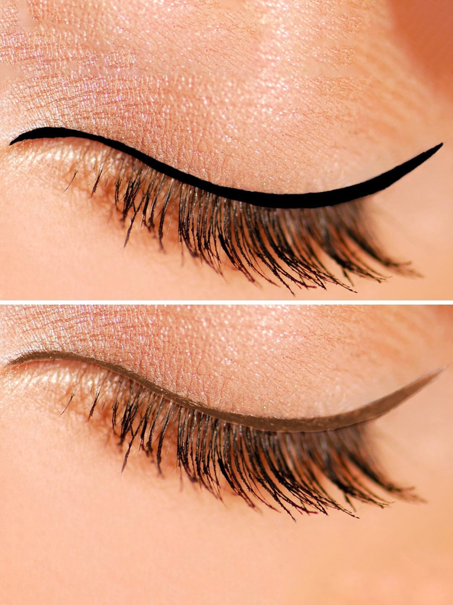 KINDED Liquid Eye Liner Midnight Black & Chocolate Brown Combo