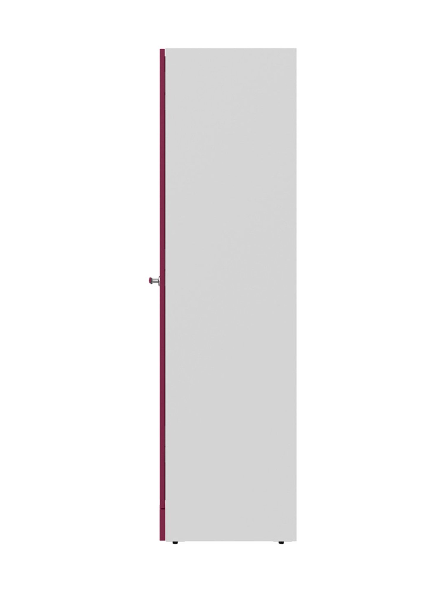 Godrej Interio Auraline  Men Premium 2-Door Almirah, Berry (1-Year Warranty, 1 Locker, 2 Drawers)