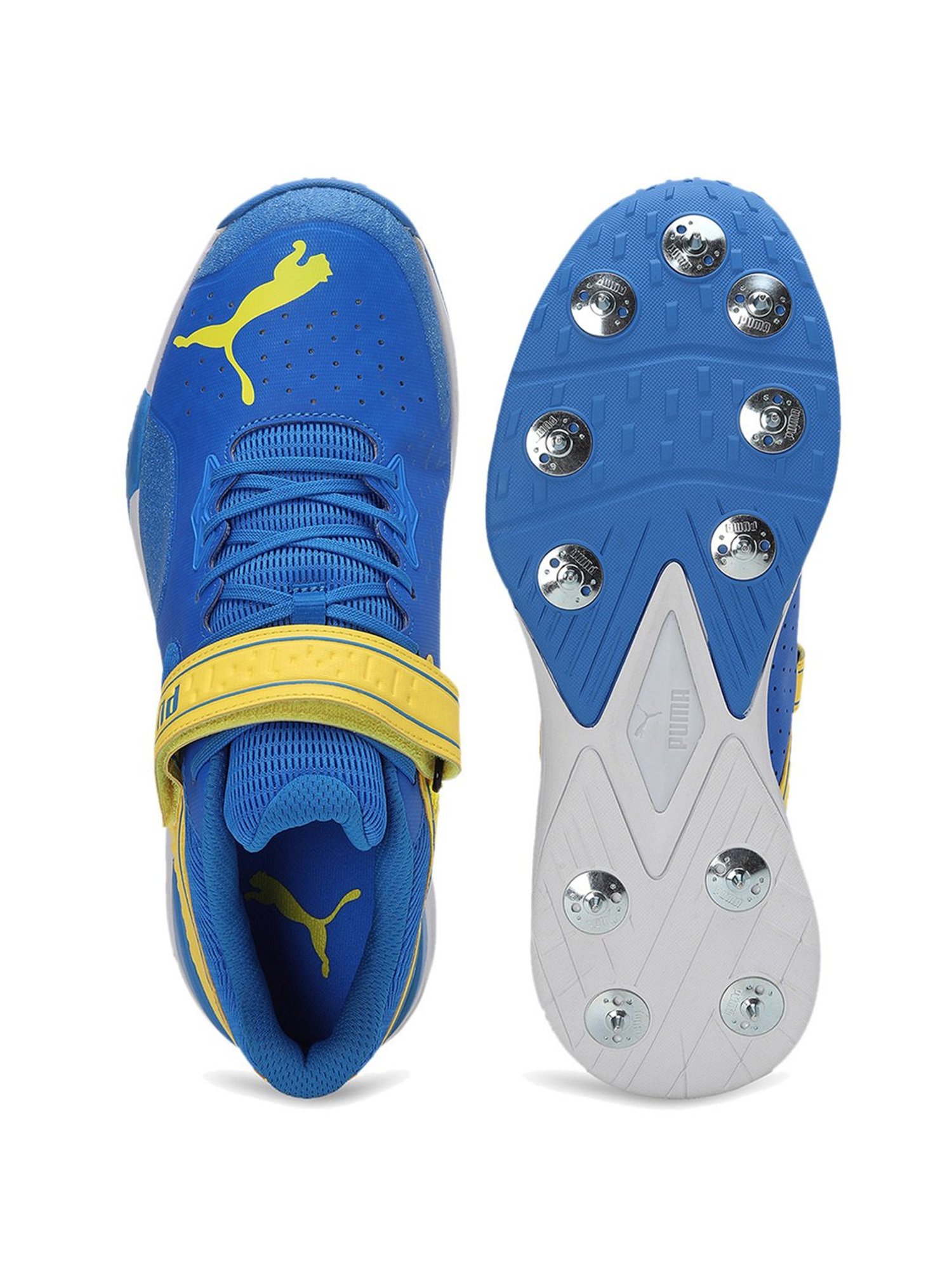 Puma Men's Bowling 22.1 Blue Cricket Shoes