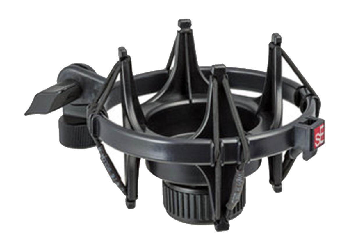 sE Electronics sE2300 microphone with shock mount,pop filter and thread adapter Black