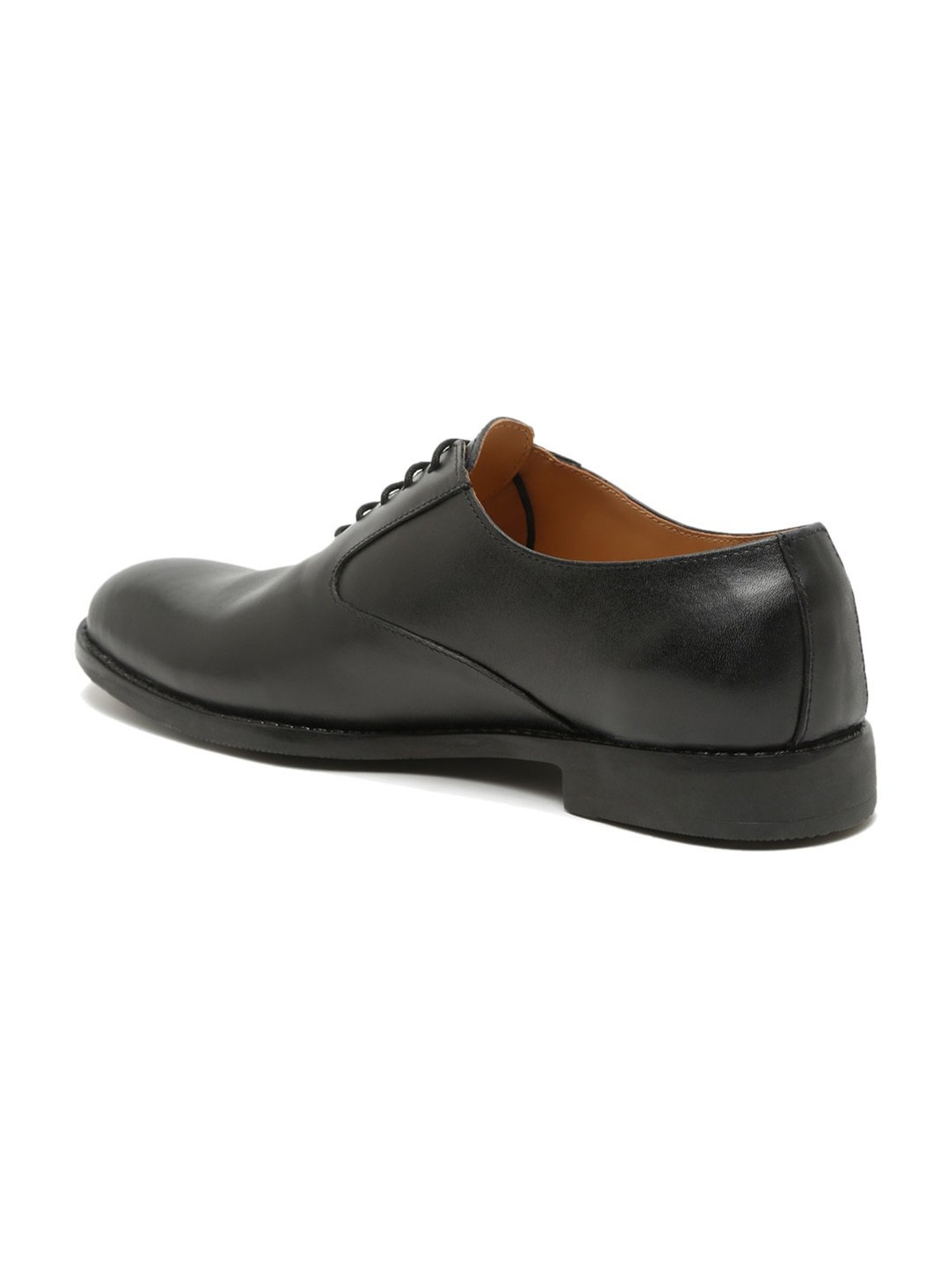 Teakwood Leathers Men's Black Oxford Shoes