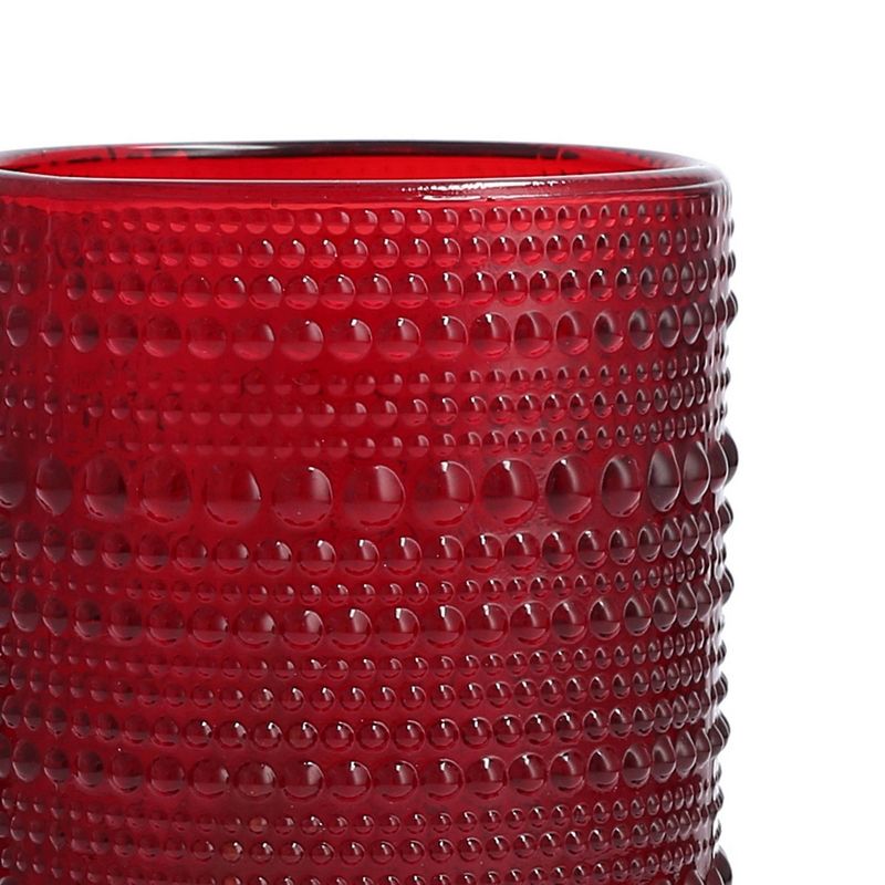 4pk Embossed Glass Drinkware Tall - Hearth & Hand™ with Magnolia