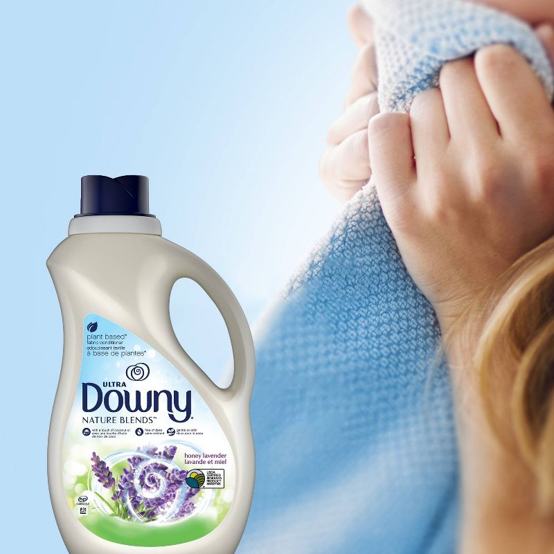 Downy Nature Blends Honey Lavender Liquid Fabric Conditioner - 129 fl oz