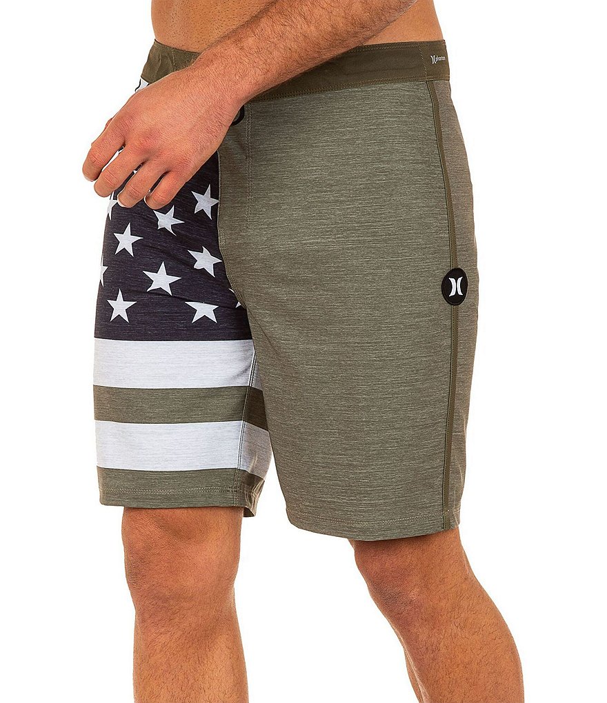 Hurley Americana Phantom Patriot 18#double; Outseam Board Shorts