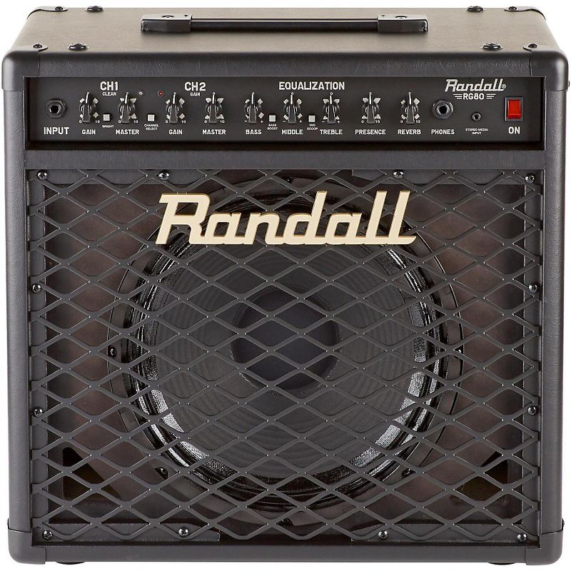Randall RG80 80W 1x12 Guitar Combo Black