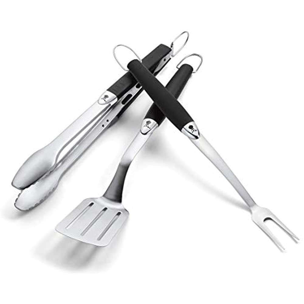 Weber Stainless Steel 3-Piece Barbeque Tool Set 6630