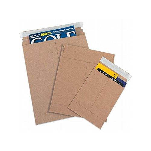 Box Packaging Self-Seal Flat Mailer, 9 3/4" x 12 1/4" - Case of 100