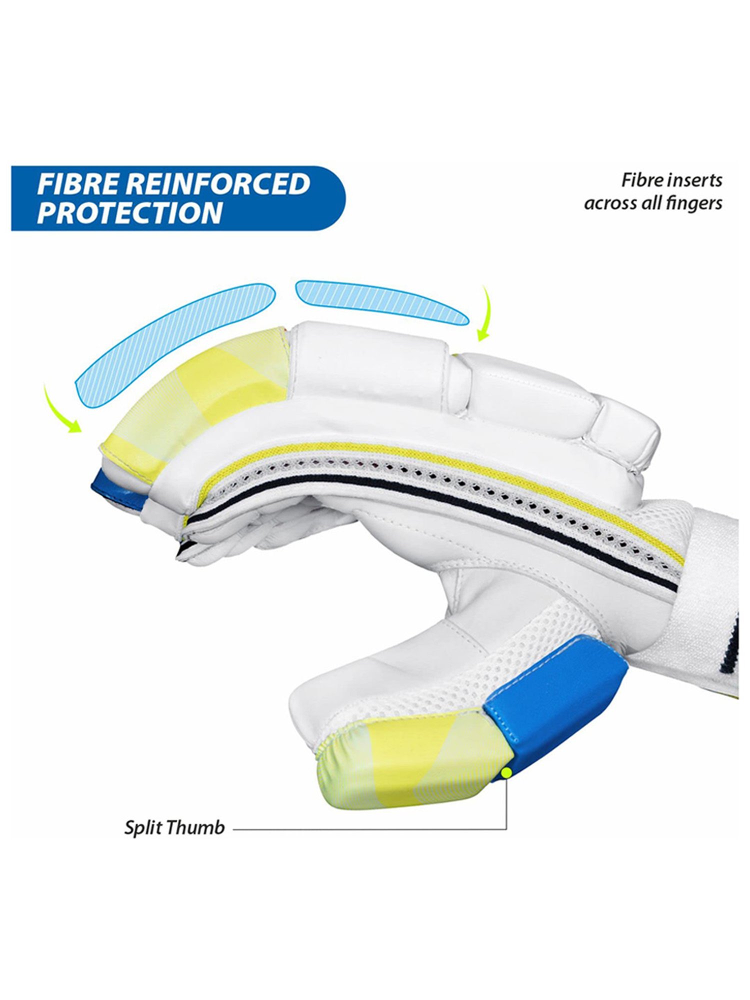 DSC Condor Glider Cricket Batting Gloves Size - Boys-Left