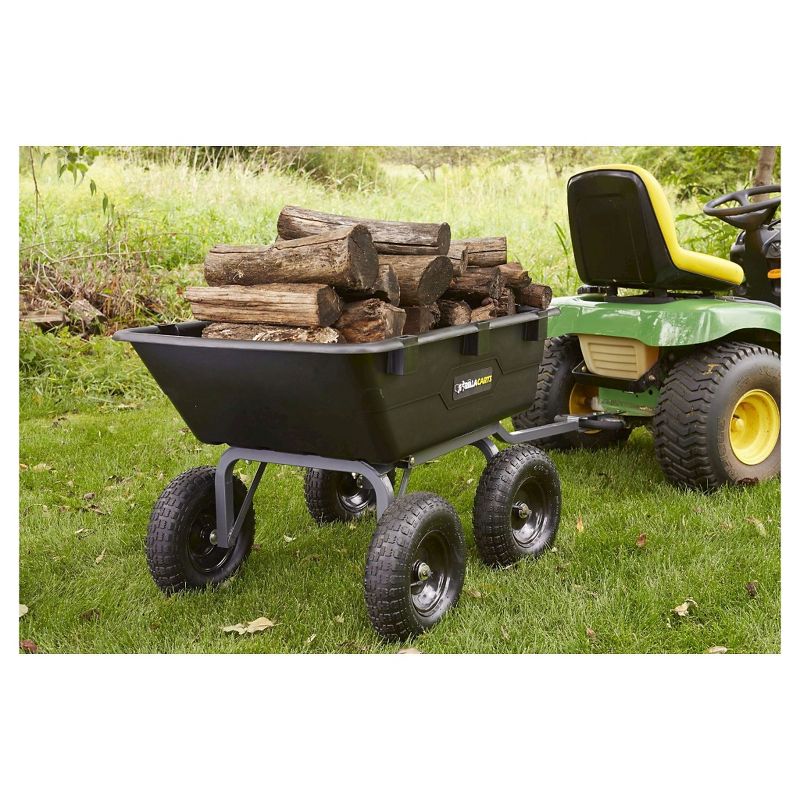 Gorilla Carts Steel Utility Garden Cart with Removable Sides Capacity