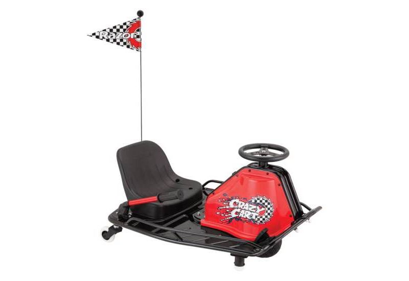 Razor Crazy Electric Cart - Black