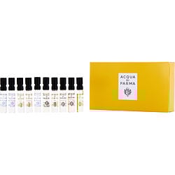 10 PIECE VARIETY WITH COLONIA & COLONIA ESSENZA & COLONIA PURA & ARANCIA CAPRI & FICO DI AMALFI & MIRTO DI PANAREA & YUZU & OSMANTHUS & QUERCIA & OUD AND ALL ARE VIALS SPRAY 0.05 OZ
