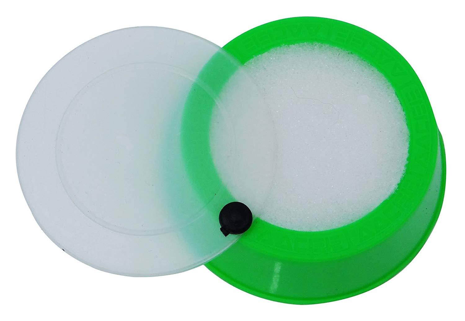 AACEE&rsquo;s Plastic Round Sponge Money Damper Desktop Finger Wet Money Cashier