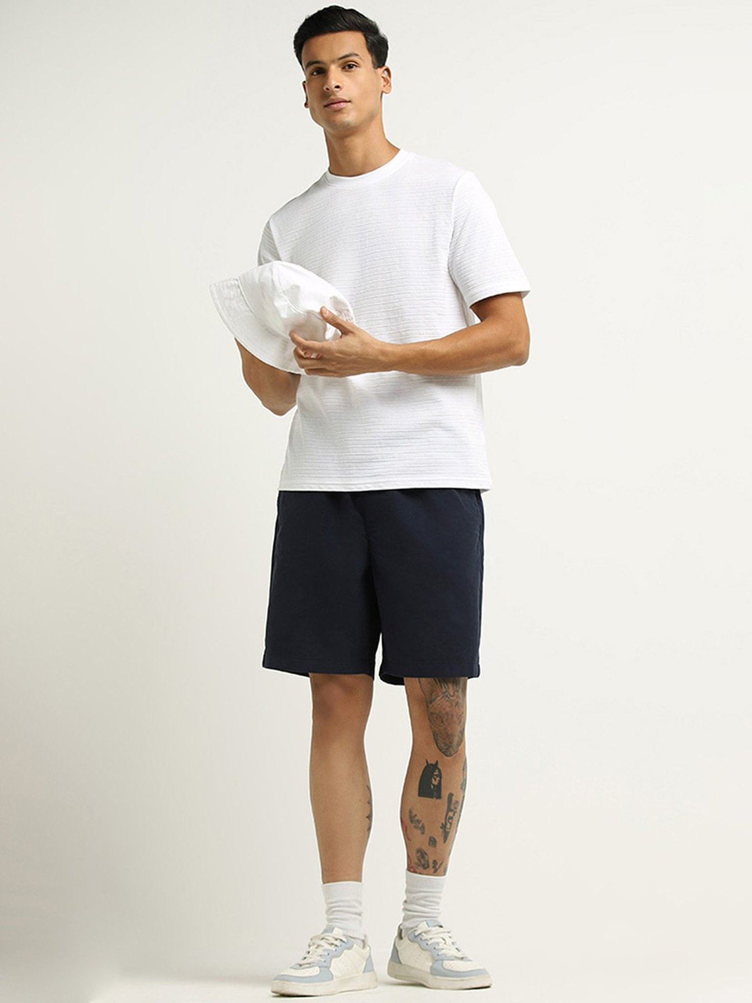 WES Lounge by Westside Navy Relaxed Fit Shorts