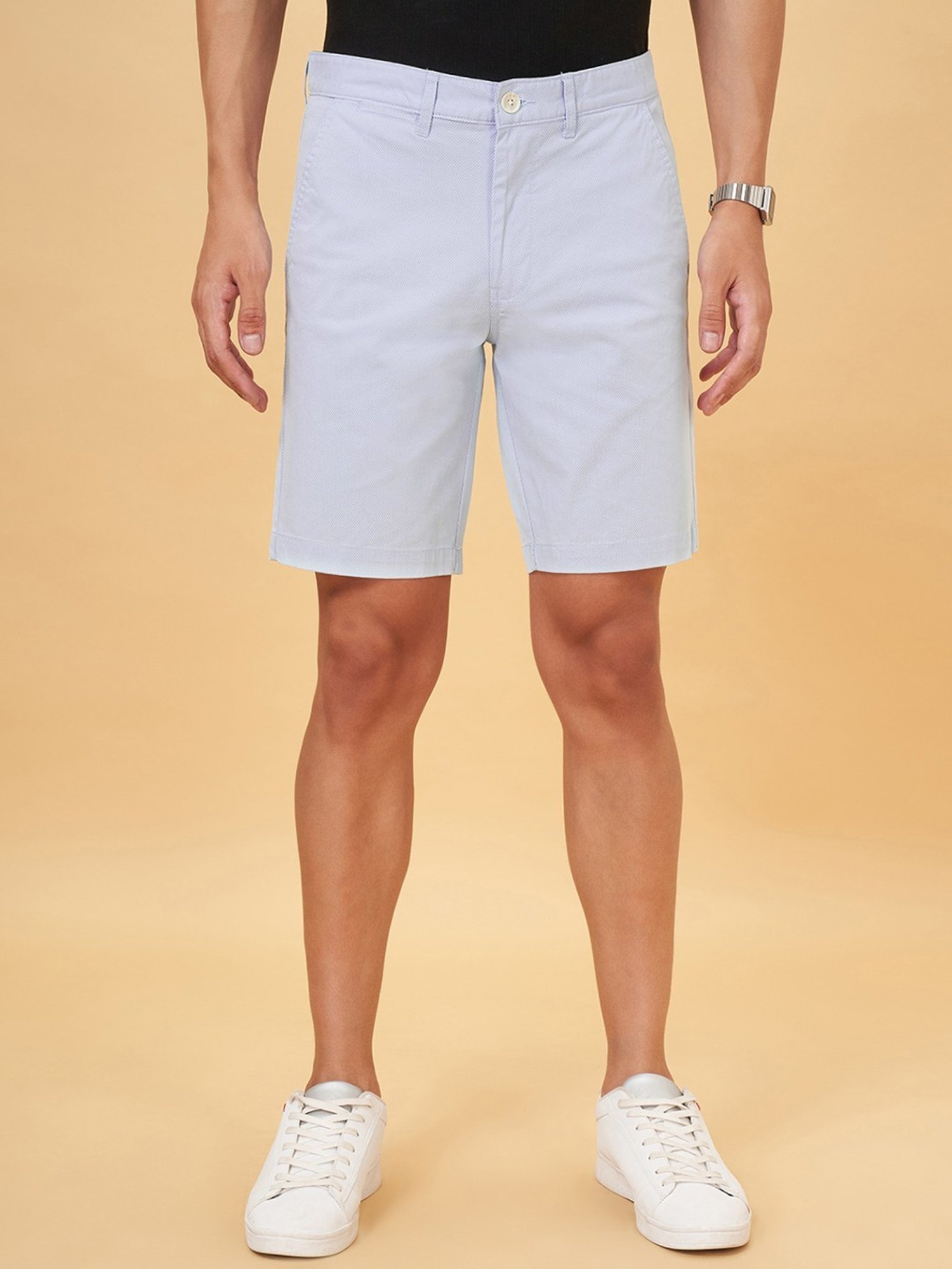 Byford By Pantaloons Angel Falls Slim Fit Shorts