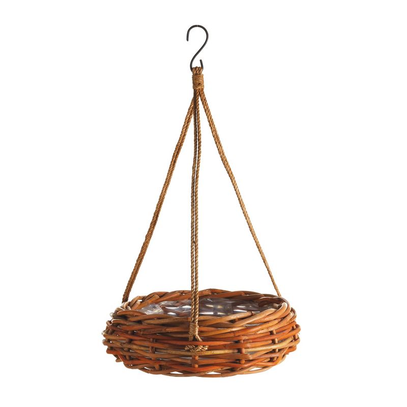 Plum & Post Rattan Hanging Basket