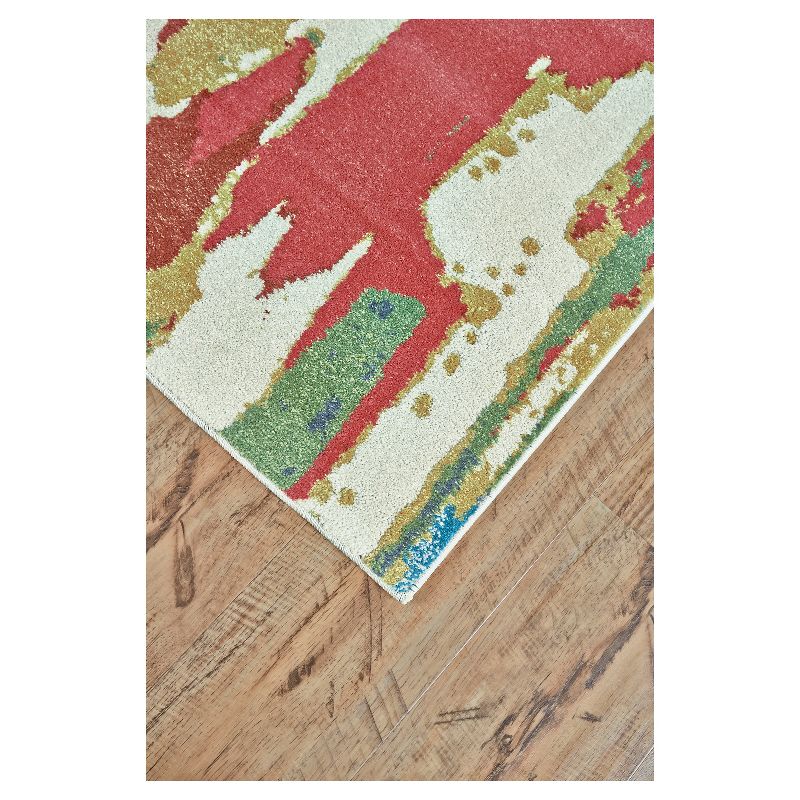 2'2"X4' Tie Dye Design Woven Accent Rugs Sorbet - Weave & Wander