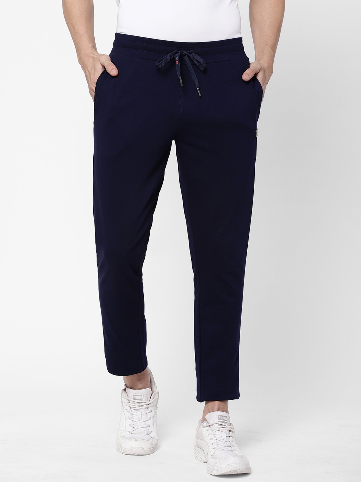 Sweet Dreams Navy Regular Fit Trackpants