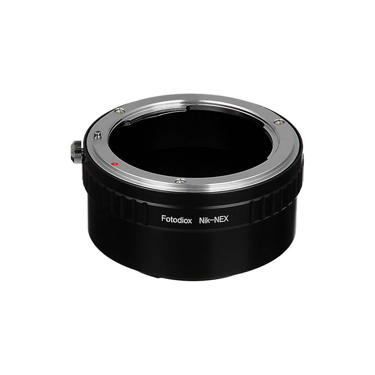 Fotodiox Lens Mount Adapter - Nikon Lens to Sony NEX E-Series Camera fits Sony NEX-3, NEX-5, NEX-5N, NEX-7 and Sony Video Camcorder NEX-VG-10 VG10 Nikon F Standard