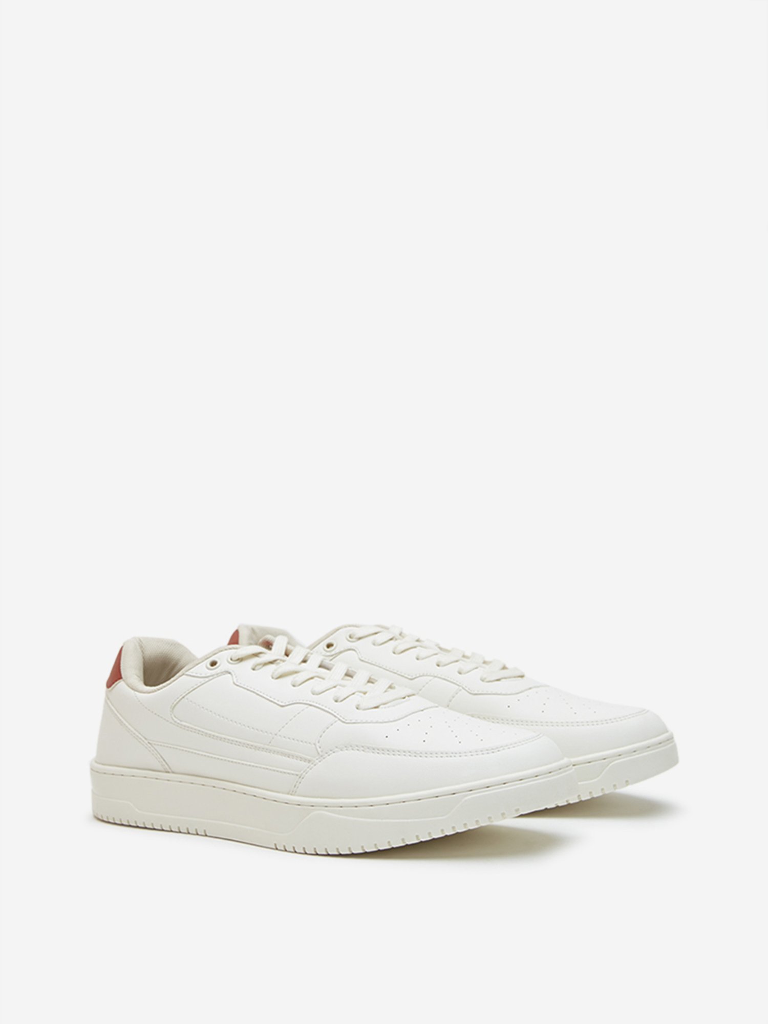 SOLEPLAY by Westside White Lace-Up Sneakers