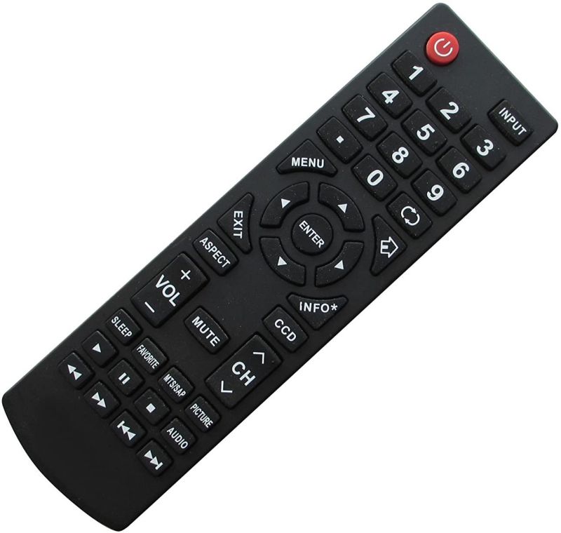 Universal Replacement Remote Control Fit for Insignia NS-39L700-A12 NS-42L350Z10 NS-39L240-A13 NS-42L260-A13-A NS-42L300Z10 NS-42L550-A11 NSP42Q10A NS-P42Q-10A NS-P501Q-10A Plasma LCD LED HDTV TV