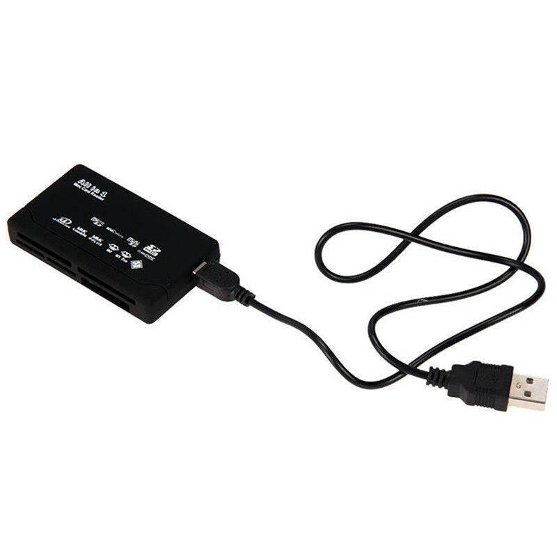 Mini All In One USB Multi Memory Card Reader High Speed Hard Drive Adapters For CF XD SD MMC SDHC MS