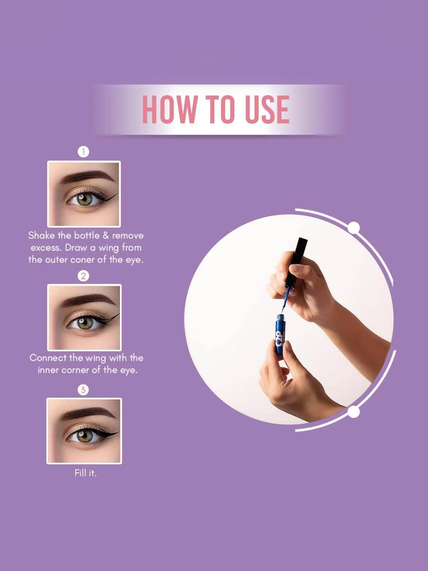 C2P PROFESSIONAL MAKEUP Frame Me Liquid Eyeliner Bronze 07 - 4 ml