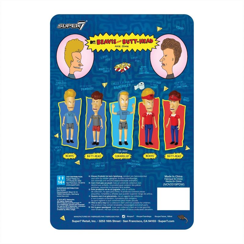 Super 7 ReAction Figure - Beavis & Butthead - Burger World Butthead