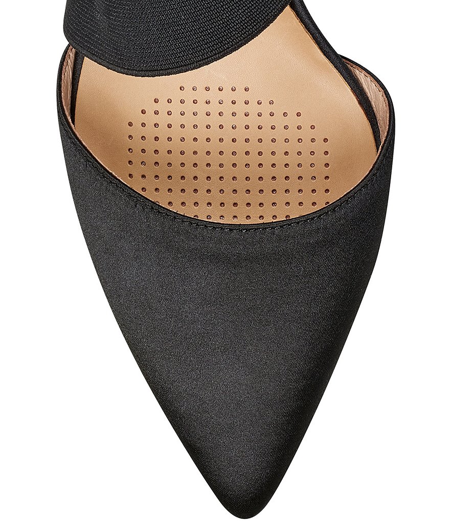 CC Corso Como Denice Asymmetrical Satin Pointed Toe Pumps