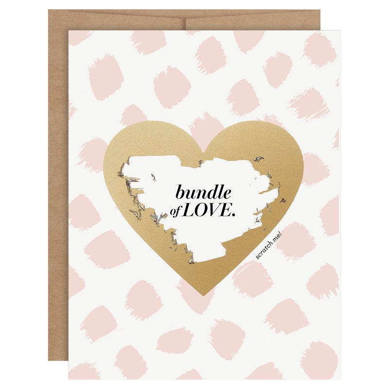 3ct Baby Scratch-off Greeting Cards