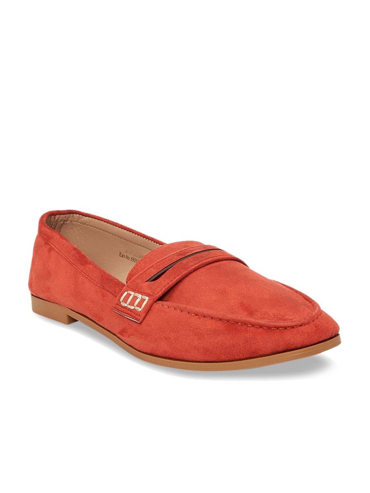 Forever Glam by Pantaloons Women's Orange Casual Loafers