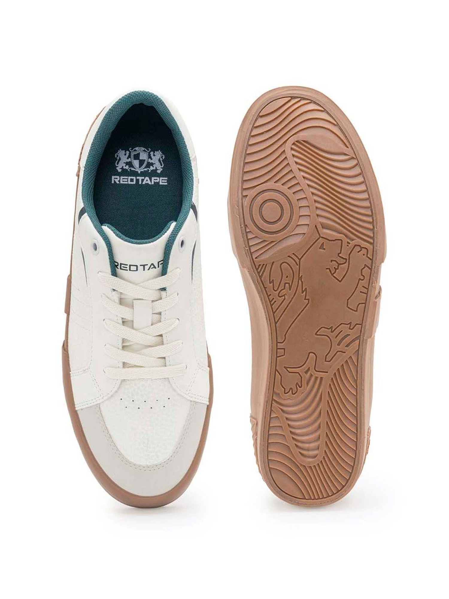 Red Tape Men's Off White Casual Sneakers