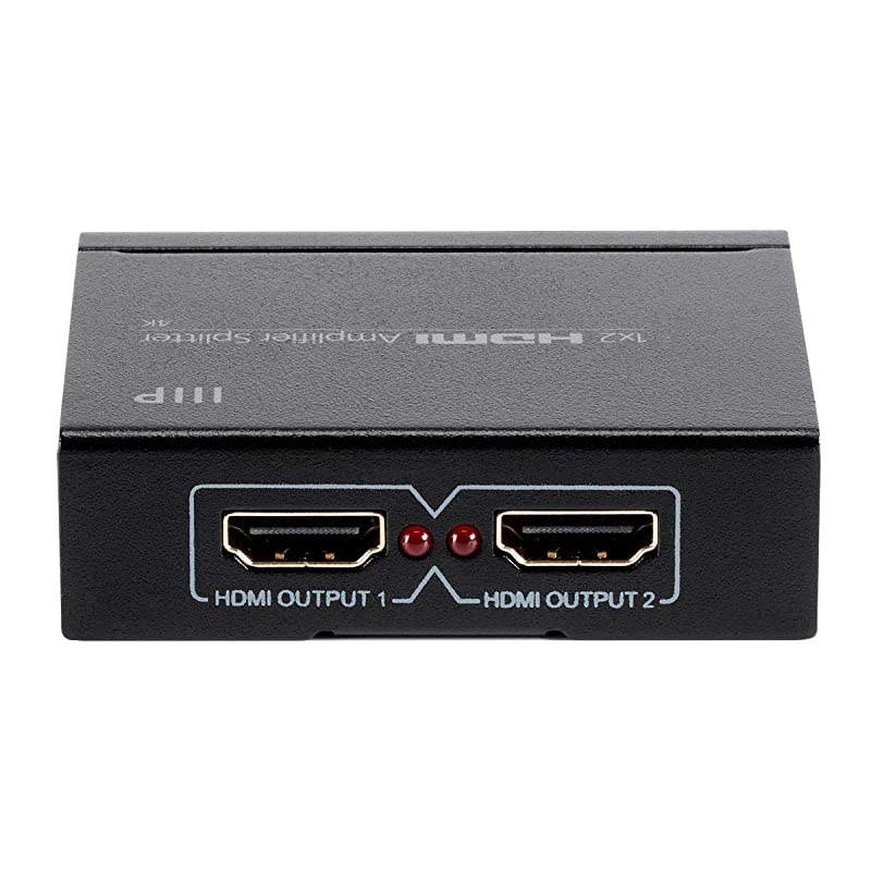 Blackbird 4K 1x2 HDMI Amplifier Splitter |48-bit Deep Color, 3D Video Support (Compatible with PS4/5 Xbox Apple TV Fire Stick Roku Blu-Ray Player)