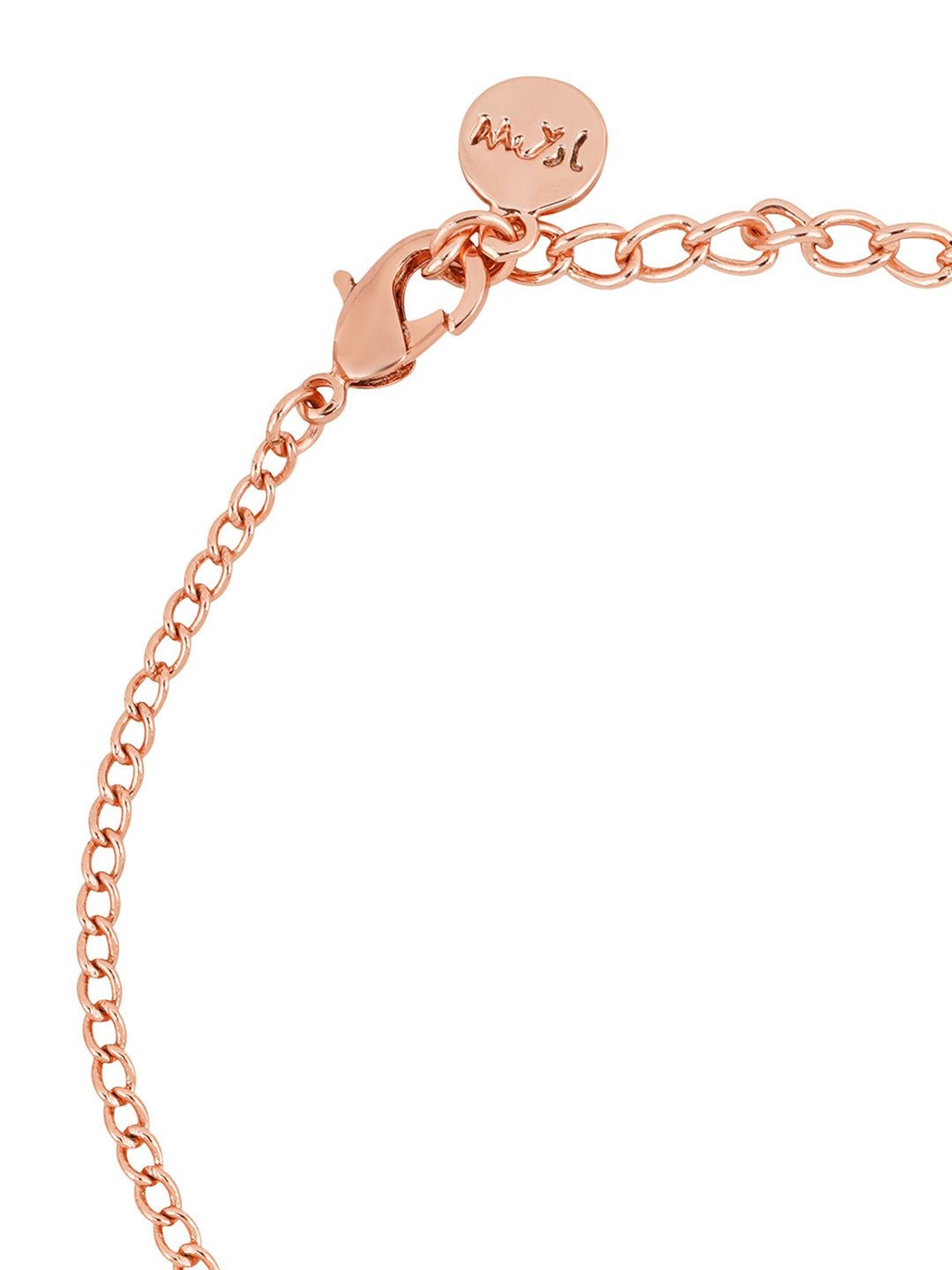 Joker & Witch The Party Edit Sea Shell Rose Gold Charms Bracelet