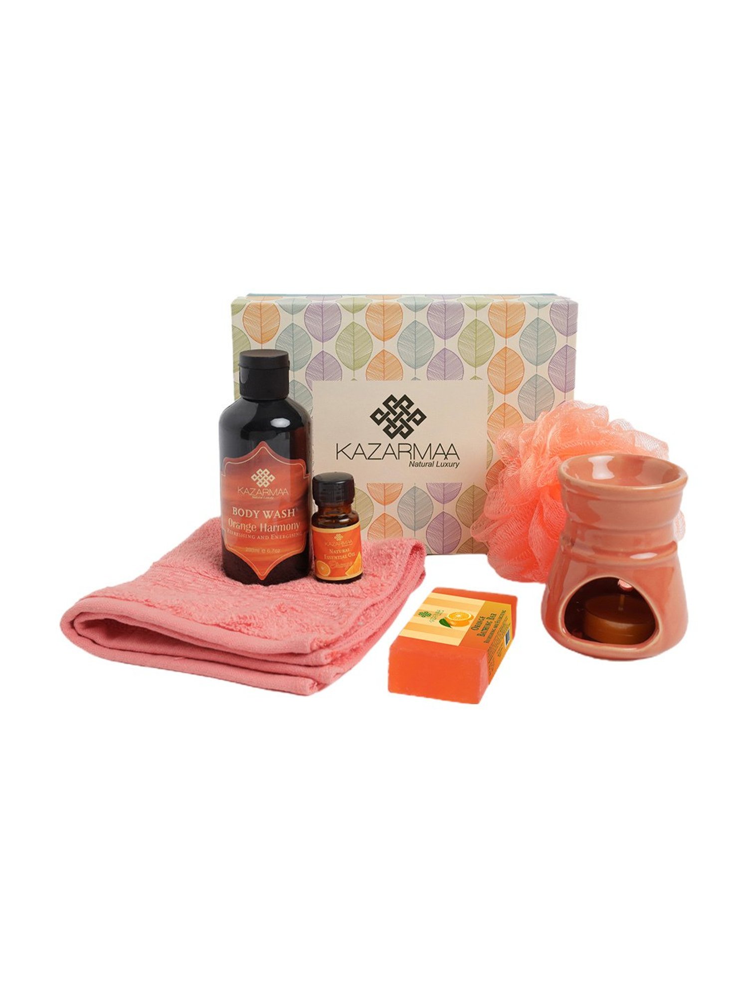 Kazarmaa Luxury Orange Bath & Spa Gift Box