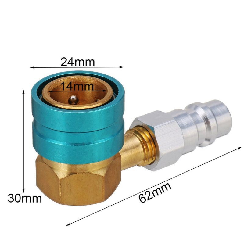 Fr Car R1234YF Low Side Coupler to R134A Adapter Quick Fitting Coupler Connector