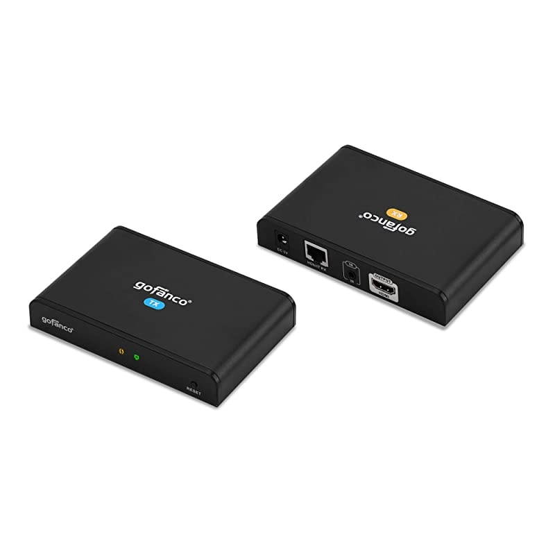 HDMI Over IP Extender w/ Local HDMI Loop Out & IR Extension (1-to-1 or 1-to-Many HDMI Over Cat5e/Cat6 Ethernet Adapter Balun), Up to 395ft (120m) at 1080p @60Hz (Part# HDBitTPRO)