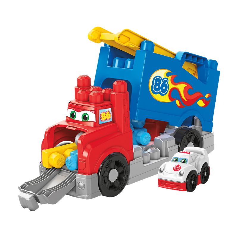 Mega Bloks First Builders Build & Race Rig Construction Set