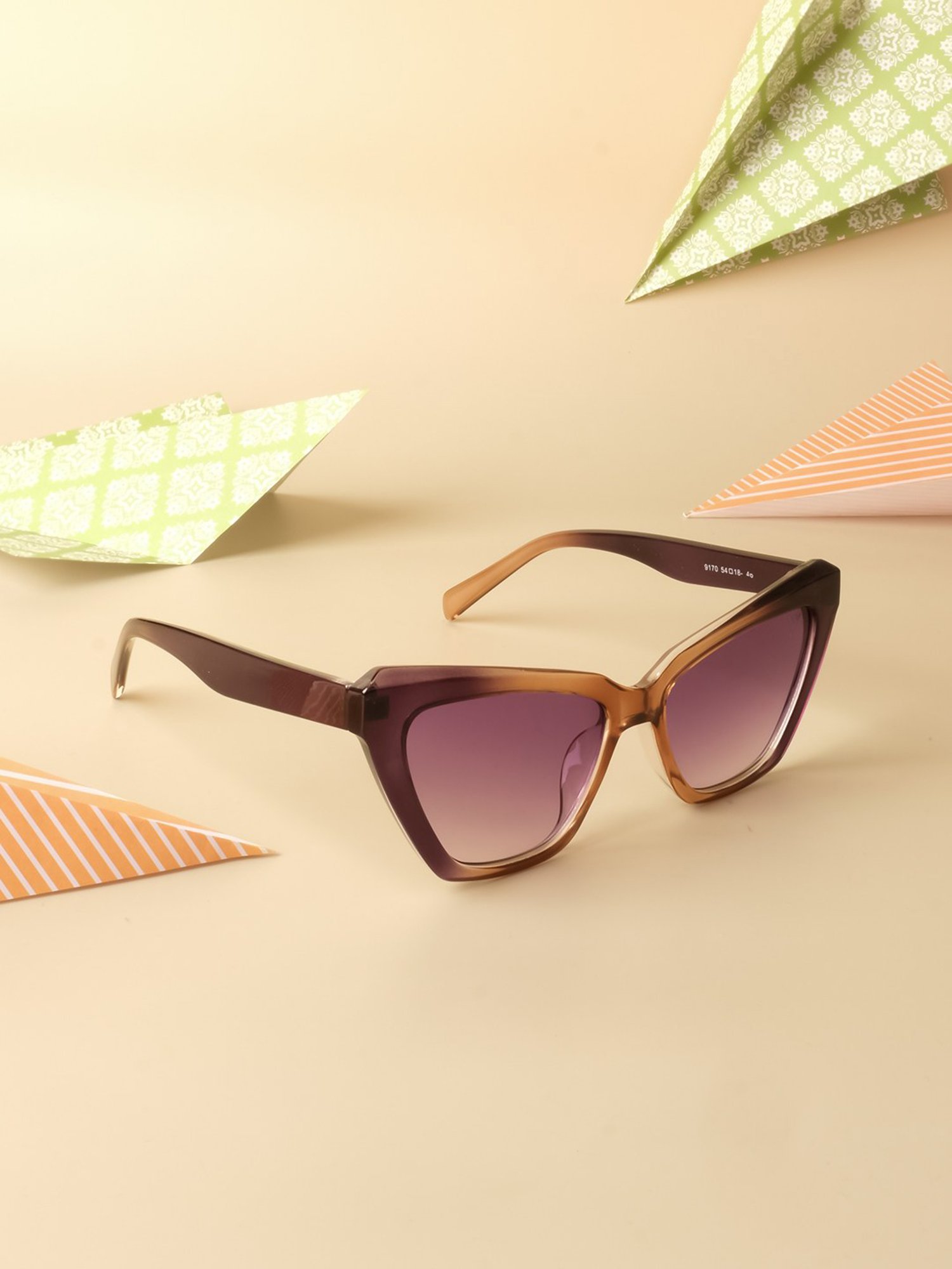 Voyage Purple Cat Eye UV Protection Sunglasses for Women