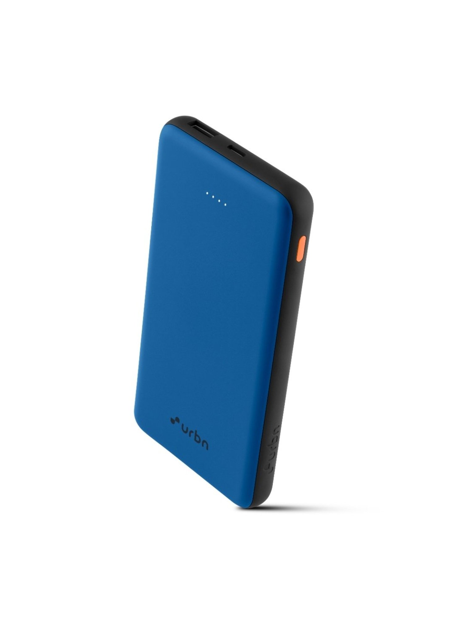 URBN 10000 mAh Ultra Slim 12W Power Bank with Type C Input-Output (Bright Blue)